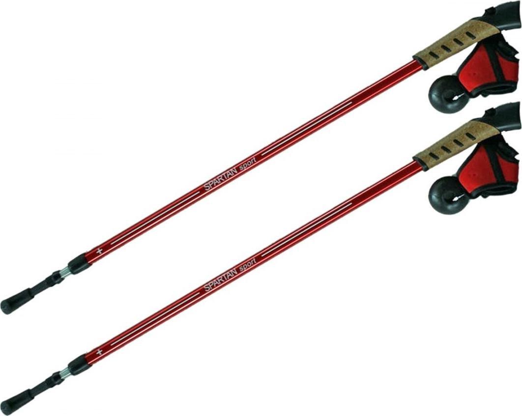 Spartan Kije nordic walking 2-sekwencje czerwone