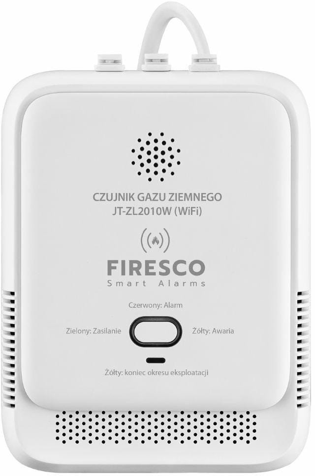 Czujnik gazu ziemnego Firesco JT-ZL2010W Wifi Tuya