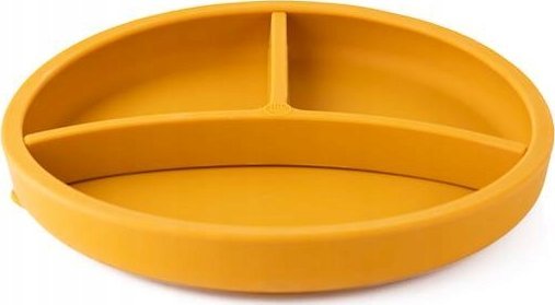 ECO RASCALS ECORASCALS Miseczka trójdzielna silikonowa miodowa