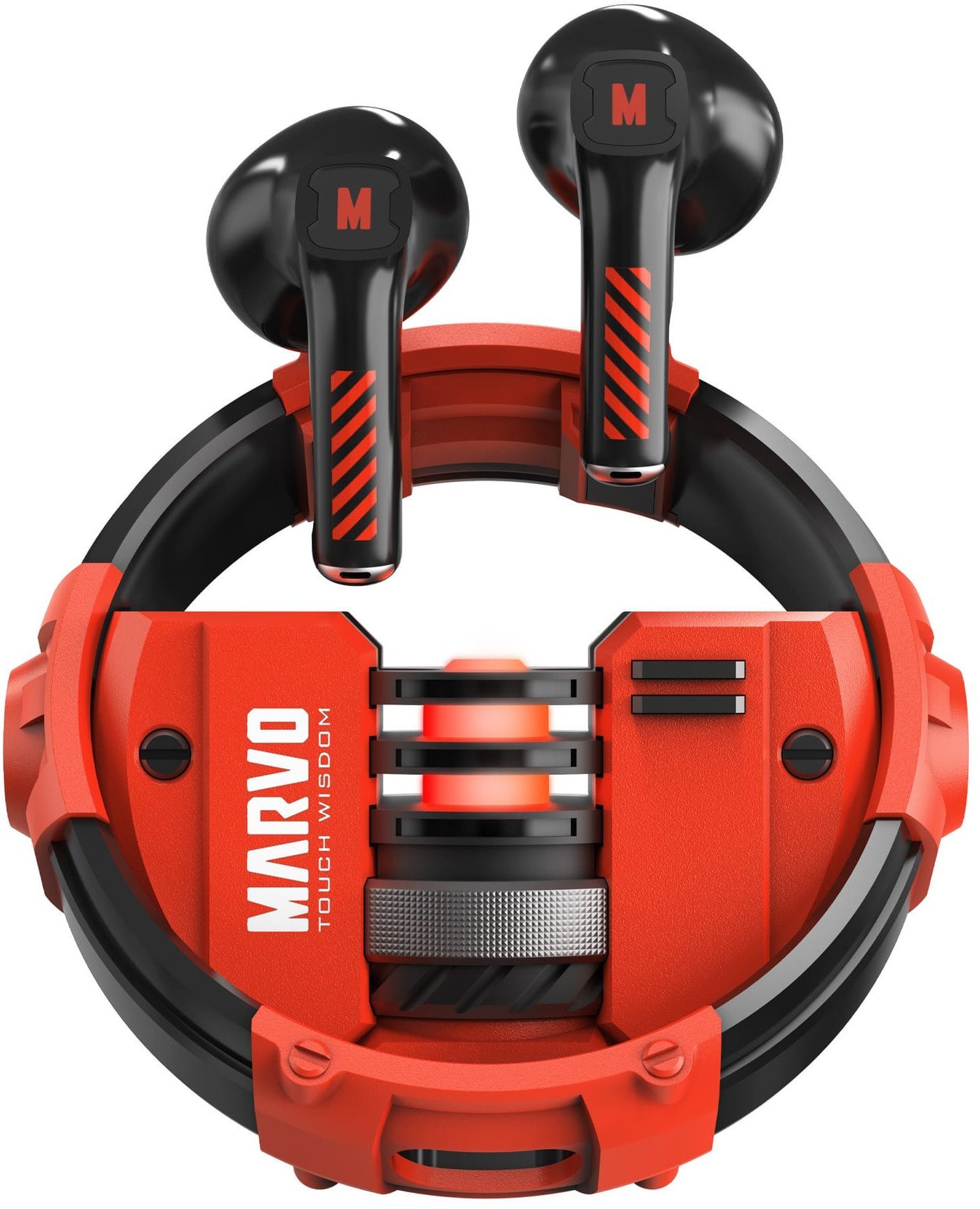 Słuchawki Marvo Quaz czerwone