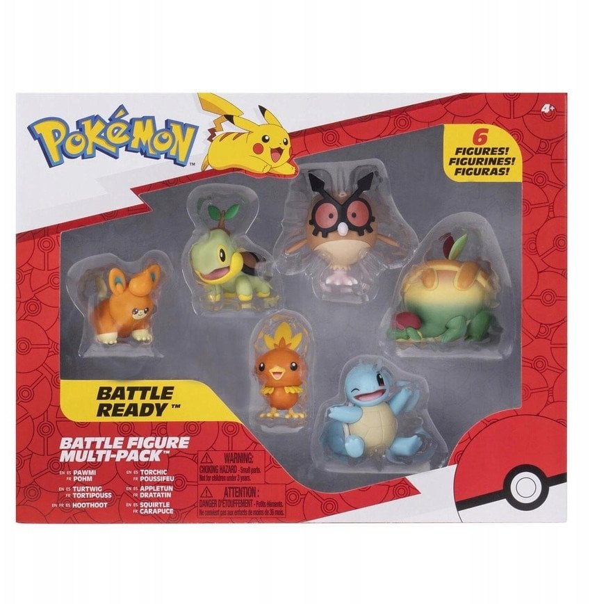 *****POKEMON Figurki Bitewne 6Pak W9 56125