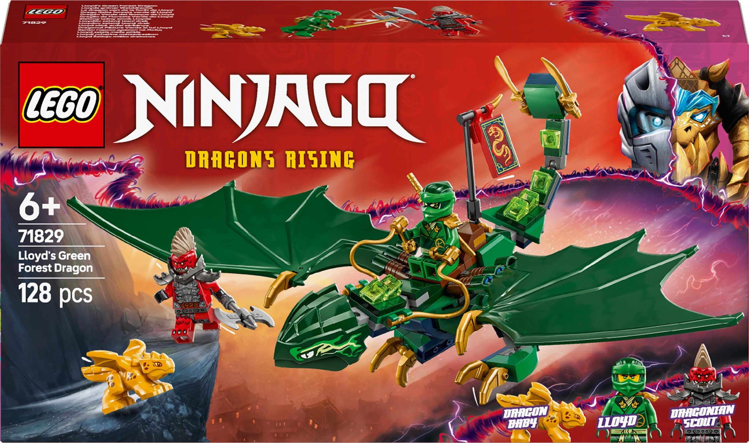 Ninjago Zielony leśny smok Lloyda (71829)