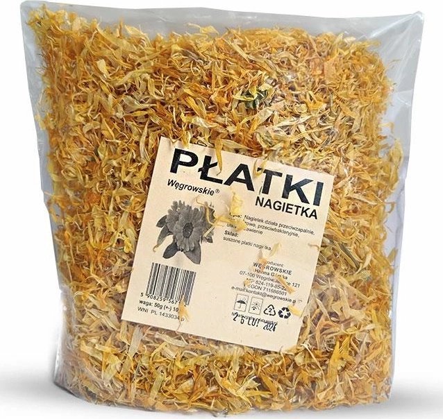 Węgrowskie Węgrowskie Przysmak Dla Gryzoni Królików Nagietek 50g