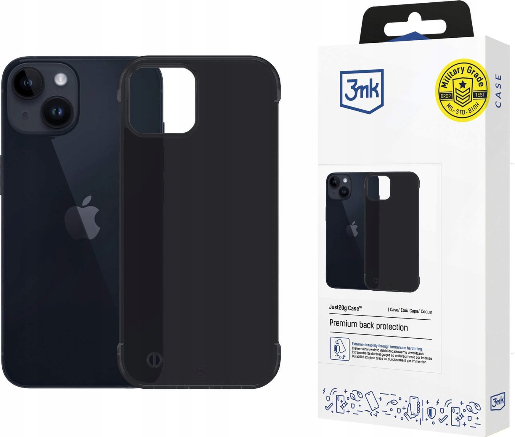 Etui 3MK Just20g Matt Case do iPhone 14 Plus