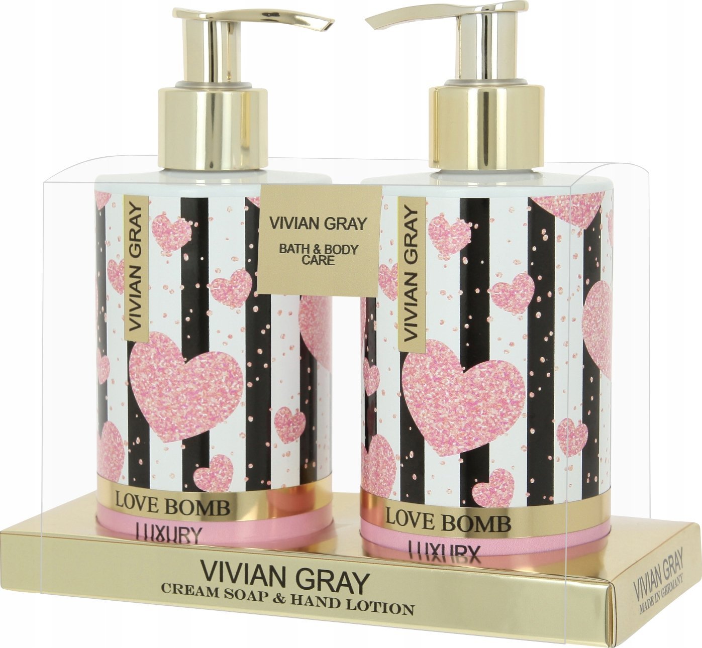 Vivian Gray Set Vivian Gray: Love Bomb, Cleansing, Liquid Soap, 250 ml + Love Bomb, Hydrating, Hand Lotion, 250 ml Unisex