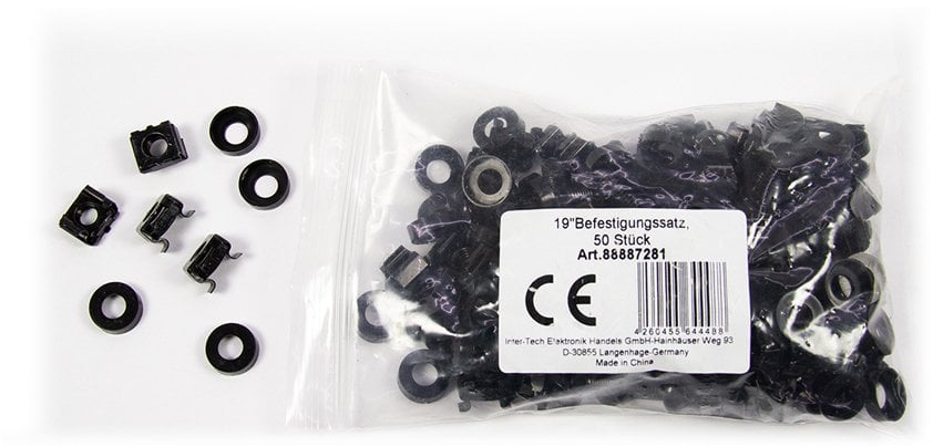 Inter-Tech zestaw montażowy Czarny