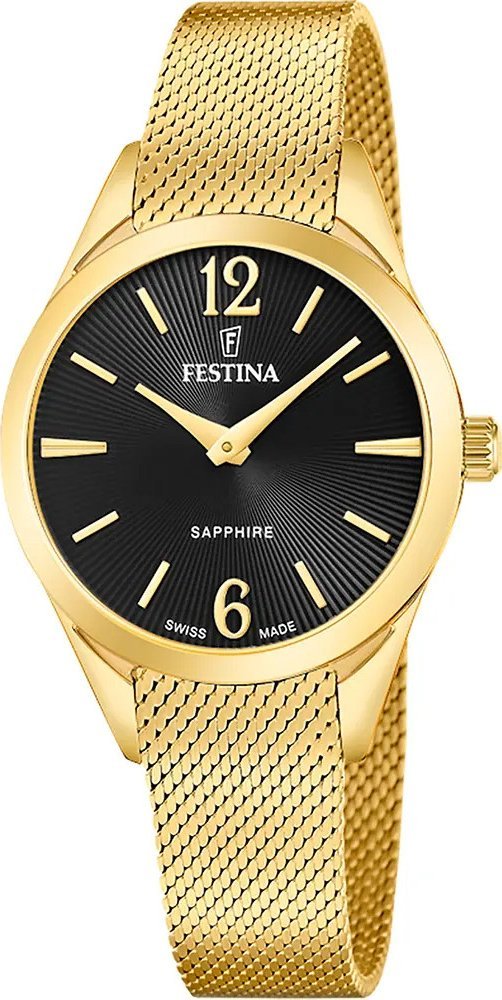 Zegarek damski Festina F20077-5 złoty