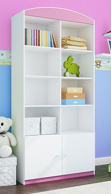 Elior Regał dla dziewczynki Happy 5X - różowy