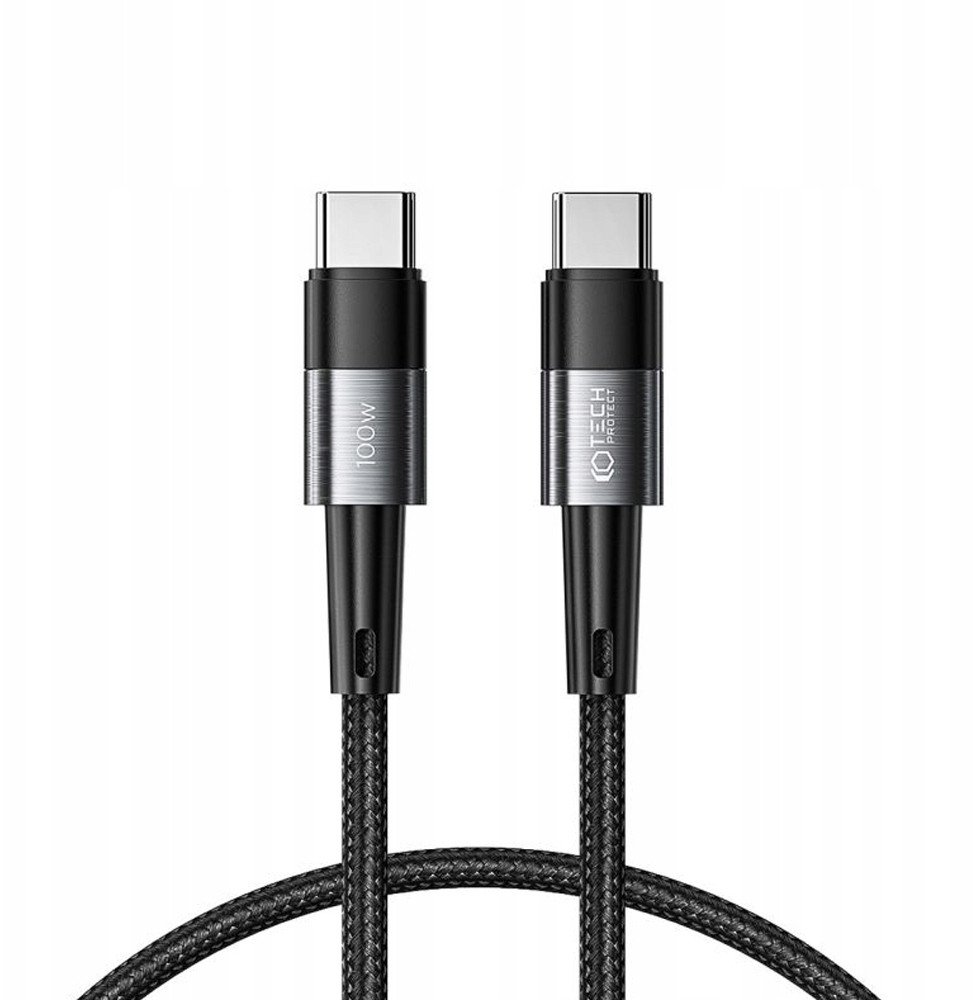 Kabel USB Patona USB-C - USB-C 0.5 m Szary (5906203695980)