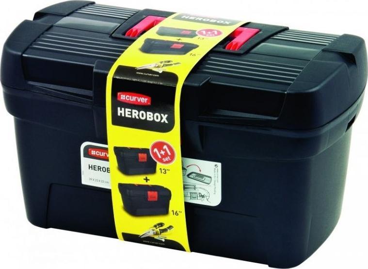 Curver Zestaw skrzynek HeroBox 13" + 16" Curver
