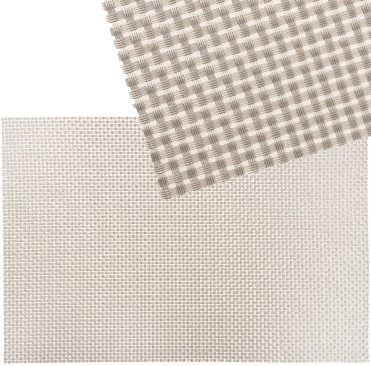 TG55049-1 PODKŁADKA MATA NA STÓŁ SREBRNA POD TALERZ DEKORACJA STOŁU BOŻONARODZENIOWY