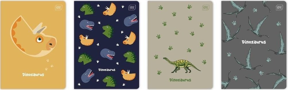 Zeszyt A5/16K trzylinia kolor Dinozaurus (20szt)