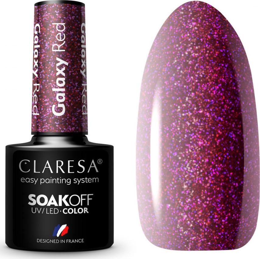 Claresa CLARESA Lakier hybrydowy Galaxy Red 5g