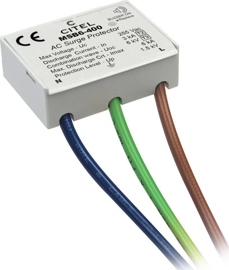 CITEL Ogranicznik przepięć Typ 3 (D) MSB6-400 SYGN.DŹWIĘK.