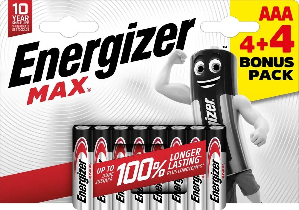 Energizer Energizer LR03/8 Max AAA 4+4 zdarma