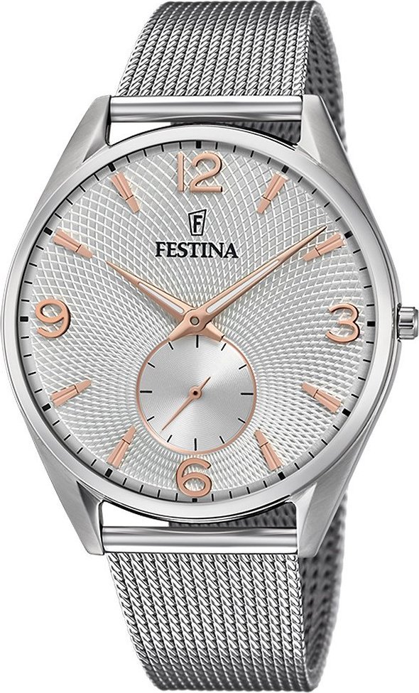 Zegarek Festina Zegarek męski Festina F6869-1 srebrny