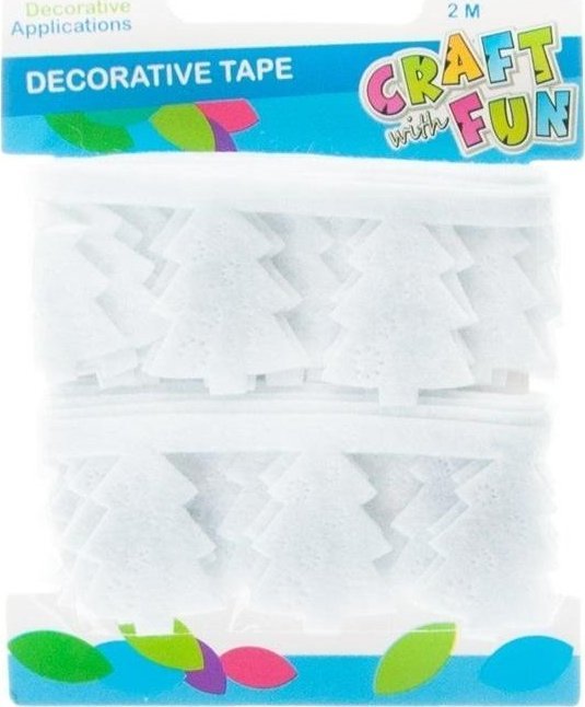 Craft with Fun CF OZDOBA BN TASMA SPRZYL FILC CHOIN 3CM 12/288