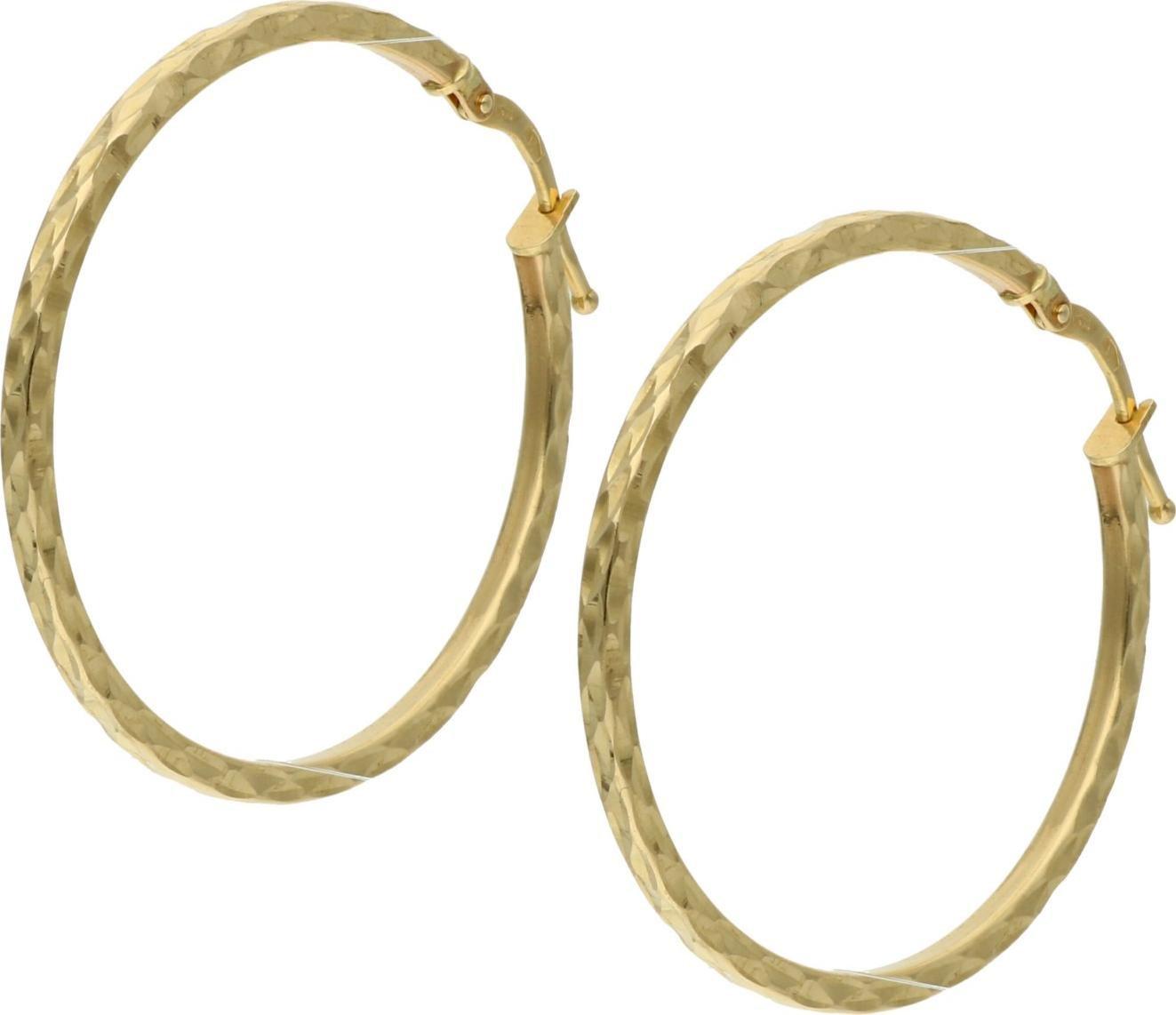 Rosanto Złote kolczyki koła 585 14k