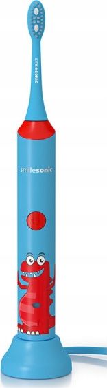 Szczoteczka Smilesonic Dino Czerwono-niebieska