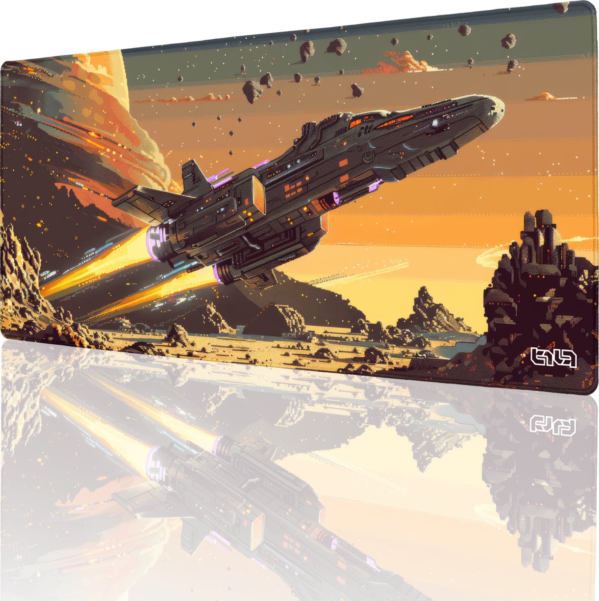 Podkładka Tilt PODKŁADKA POD MYSZKĘ XXL Dry Spacelands 90x40 TILT Na biurko Prezent