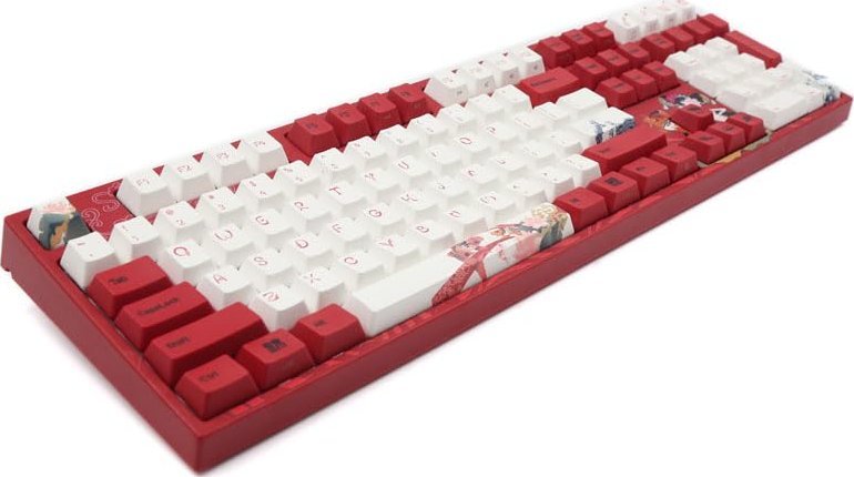 Klawiatura Triton Varmilo VEA108 Koi Gaming Tastatur, MX-Silent-Red, weiße LED - US Layout