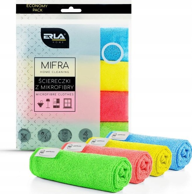 Osram ŚCIERKI Z MIRKOFIBRY 4 SZT. mikrofibra ERLA MIFRA