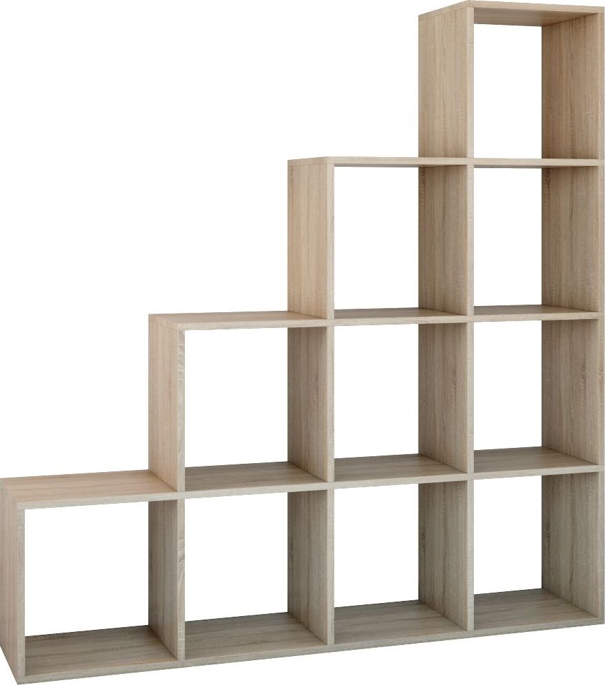 Topeshop REGAŁ KOMOROWY SCHODKOWY POZIOMOWY STEP RS-40 SONOMA