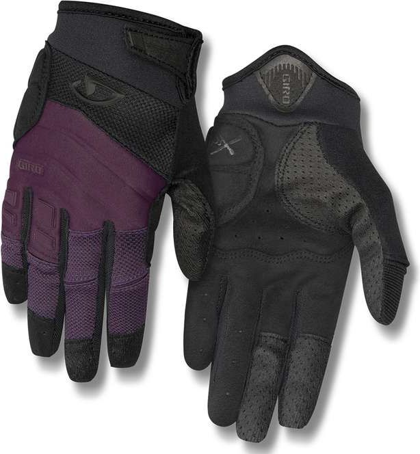 Giro Rękawiczki rowerowe damskie Xena czarno-fioletowe r. L