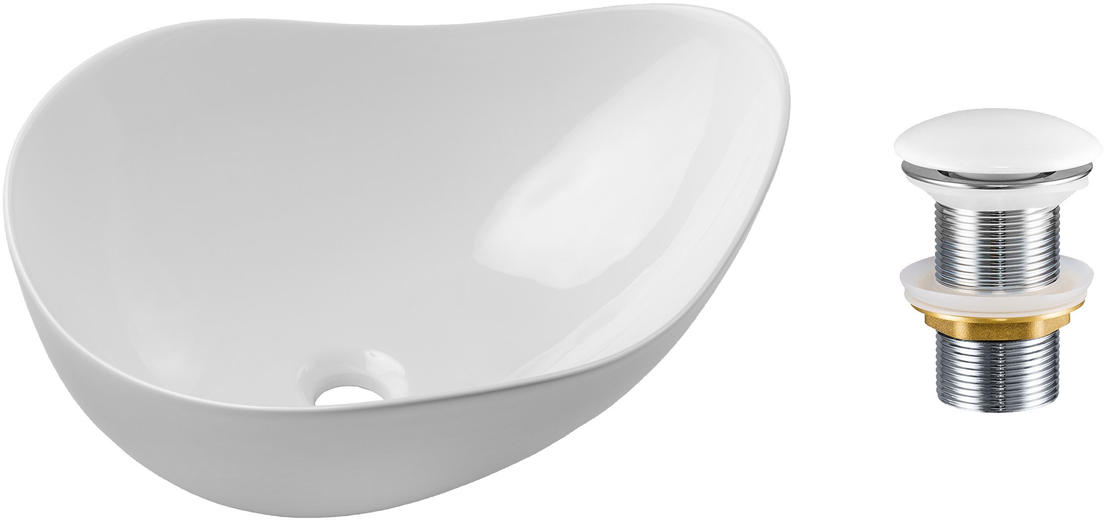 Zestaw Umywalkowy z Korkiem Click-Clack