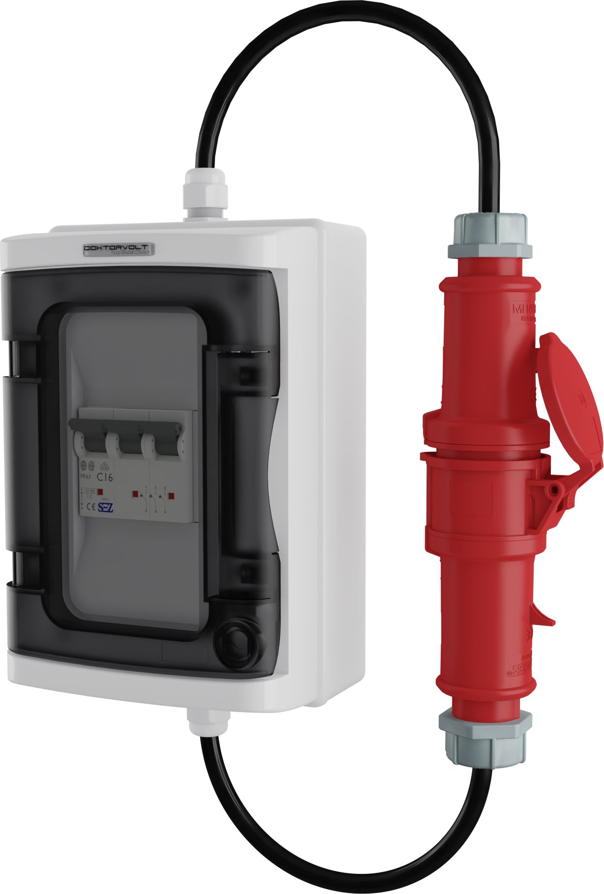 Doktorvolt Przedłużacz zabezpieczający 16A C16 5P Doktorvolt 2520