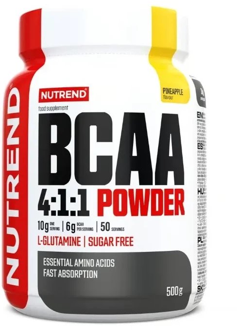 Nutrend - BCAA 4:1:1 Powder, Ananas, Proszek, 500g