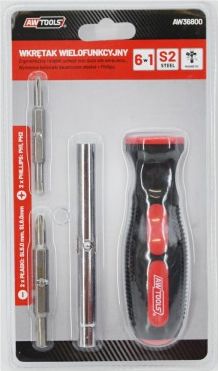 AWTools Wkrętak dwustronny 6w1 (AW36800)