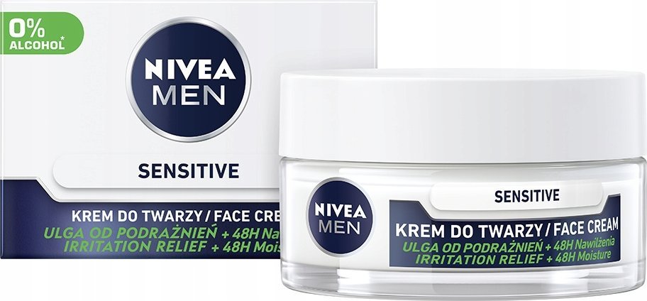 Krem do twarzy NIVEA MEN Sensitive nawilżający