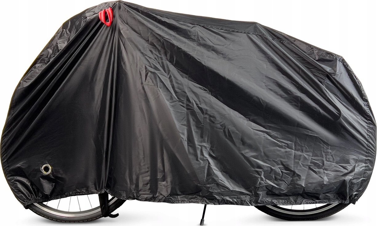 Hurtel Wodoodporny pokrowiec na rower z otworem na blokadę koła rozmiar S - czarny HURTEL