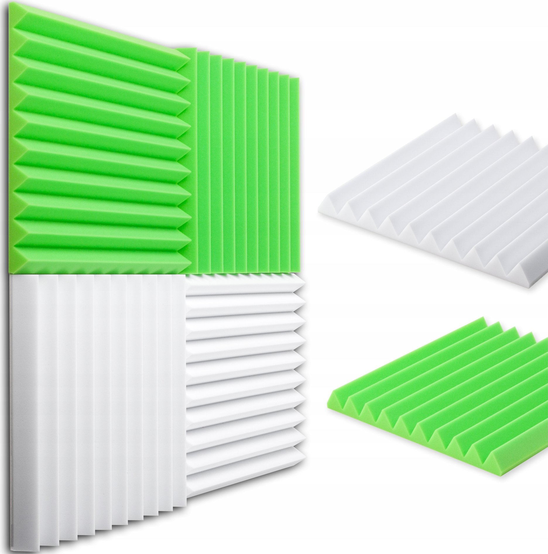 Panel akustyczny ścienny sufit gąbka wygłuszająca mata absorber 4 szt. 1m2