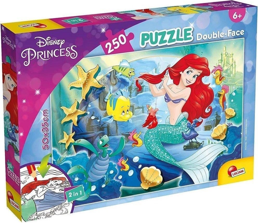 Lisciani LISCIANI DISNEY PUZZLE DWUSTRONNE 250 ELEMENTÓW ARIELKA