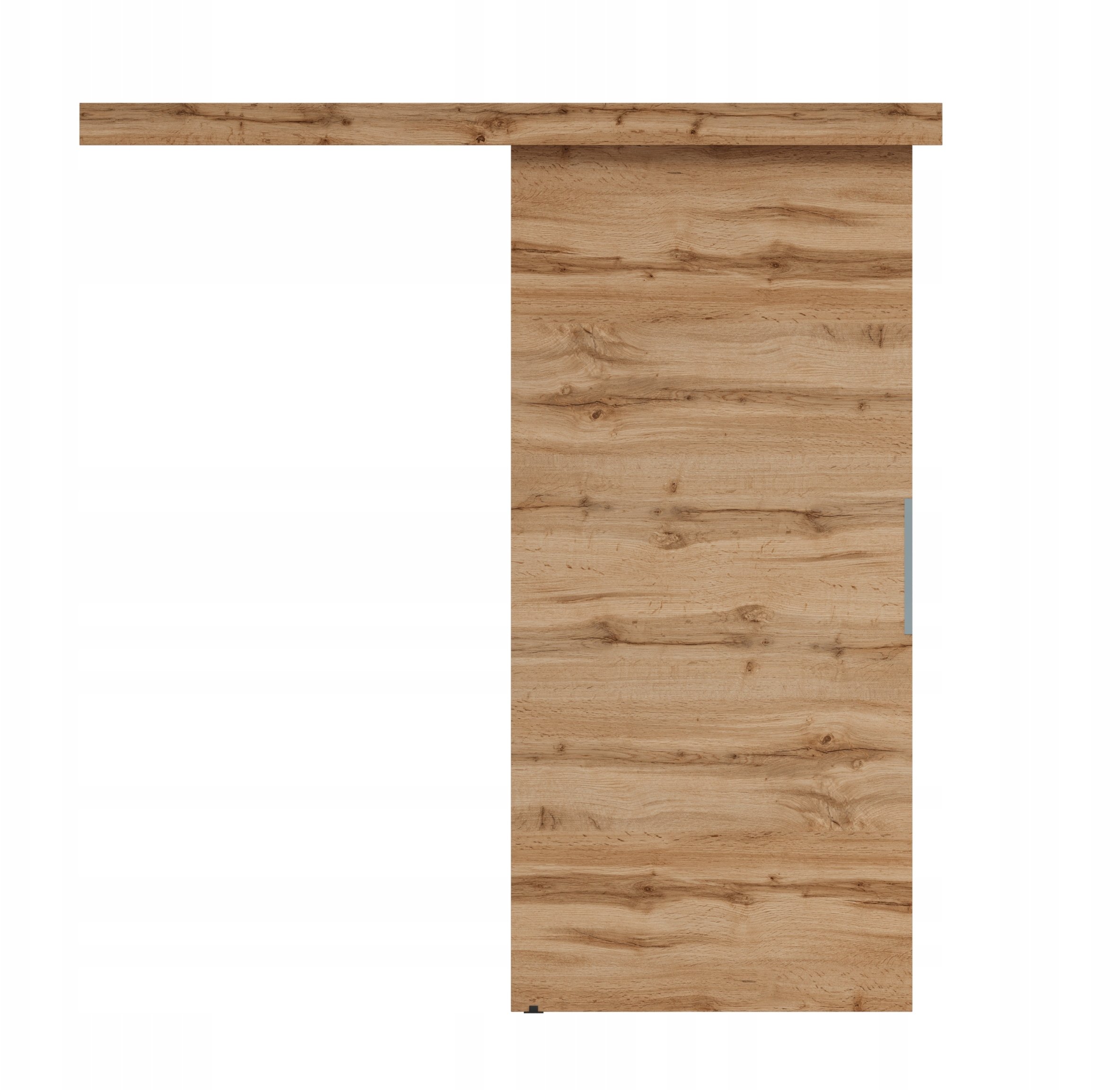 Homedoors Drzwi przesuwne 80 ścienne ALFA dąb wotan 85 + system przesuwny Grube