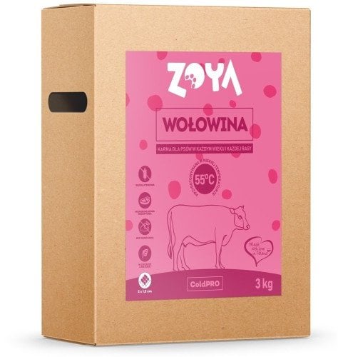 ZOYA COLDPRO Wołowina sucha karma dla psa 3kg
