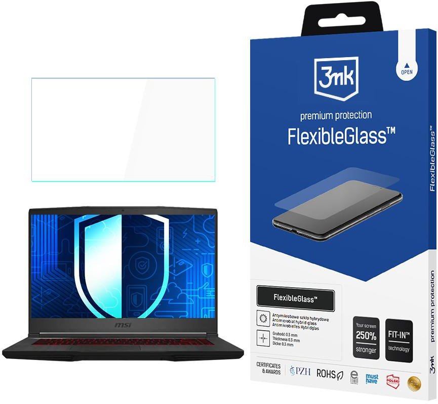 MSI BRAVO 15 - UP TO 15 3MK FLEXIBLEGLASS