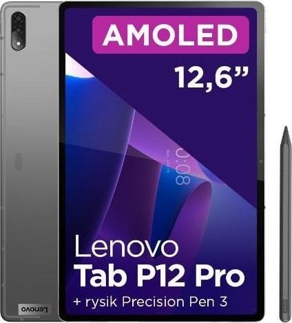 Tablet Lenovo Tab P12 Pro 12.6" 256 GB Szary (ZA9D0085PL)