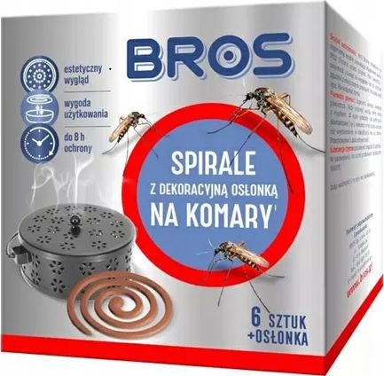 Bros Spirale na komary 6 szt.