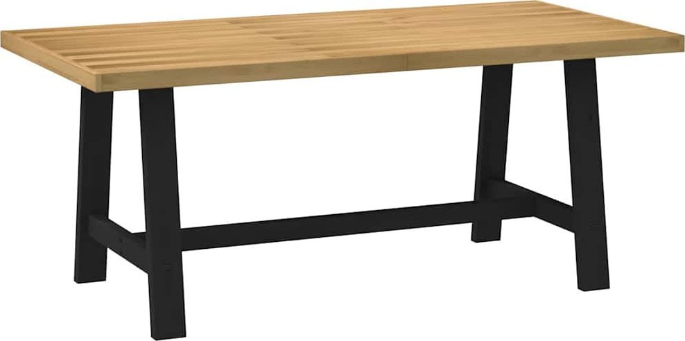 vidaXL Stół jadalny, NOAIN, 180x90x75 cm, lite drewno sosnowe