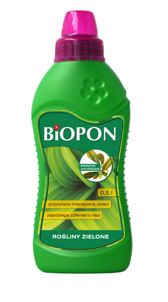 Biopon Nawóz w płynie do roślin zielonych przeciw chlorozie 0,5L (1215)