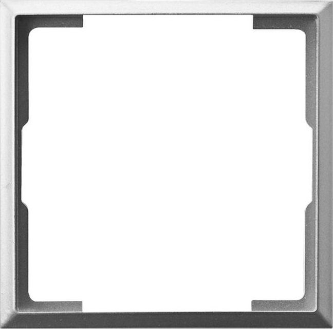 Ospel ARIA Ramka ozdobna do gniazd: wtyczkowych pojedynczych, teleinformatycznych i ściemniaczy srebro RO-2U/18