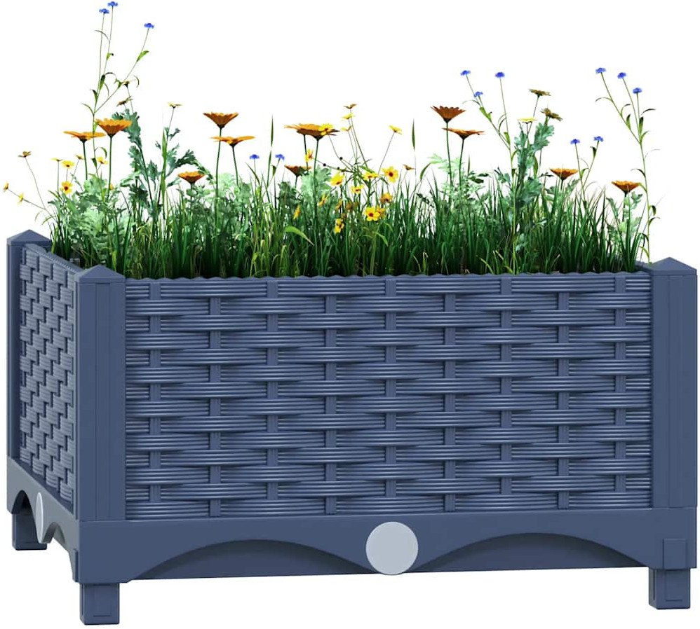 vidaXL Donica do podniesionej rabaty, 40x40x23 cm, polipropylen