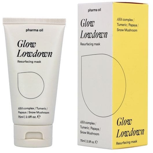 Veido kaukė su AHA rūgštimi Pharma Oil Glow lowdown, 75 ml