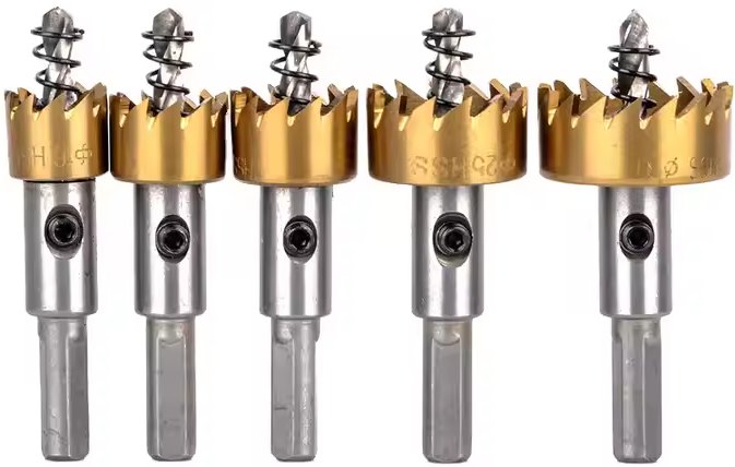 OTWORNICE DO METALU STALI DREWNA WIDIOWE FREZY WIERTŁA KORONKI 16-30 mm 5el