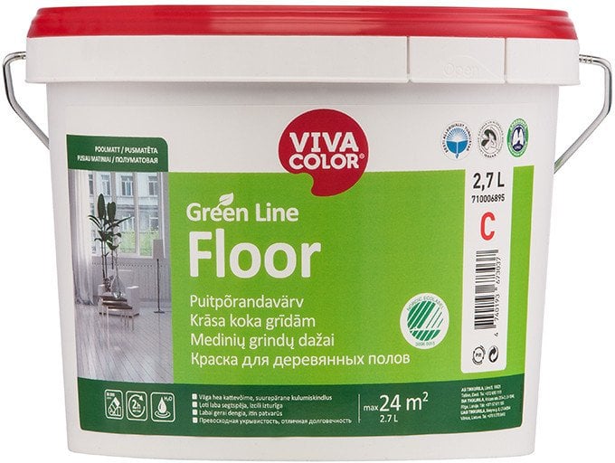 VivaColor PAINT GREEN LINE FLOOR A 2,7L