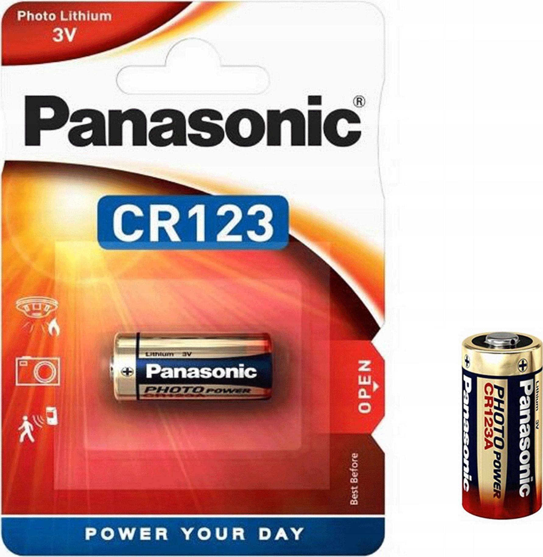 Panasonic Bateria Photo CR123 10 szt.