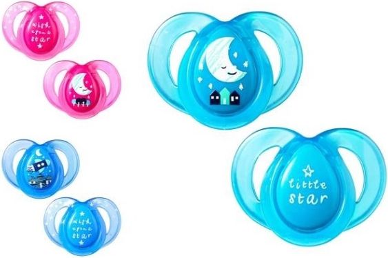 Tommee Tippee Smoczek Night 2 szt. (TT0298)